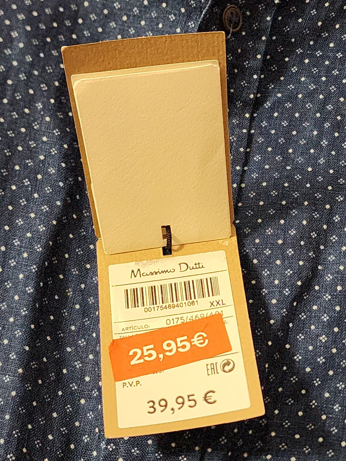 [새상품]마시모두띠 100% 린넨 셔츠 XXL 상품이미지4