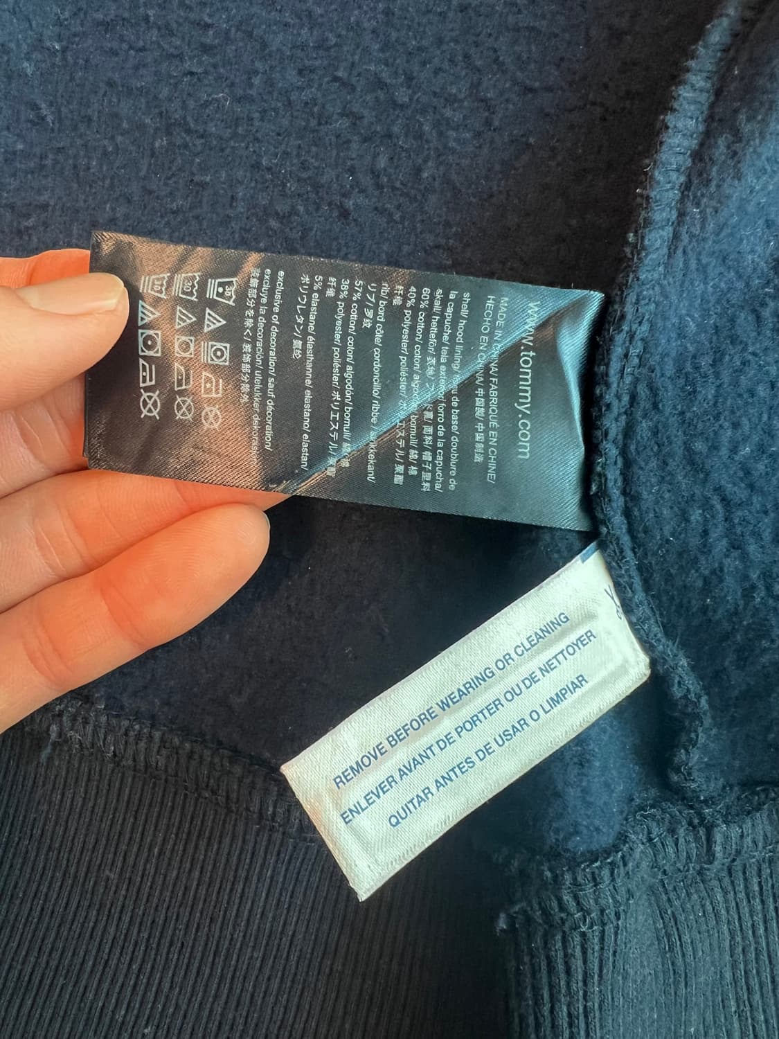 타미힐피거 집업 후드 상품이미지3