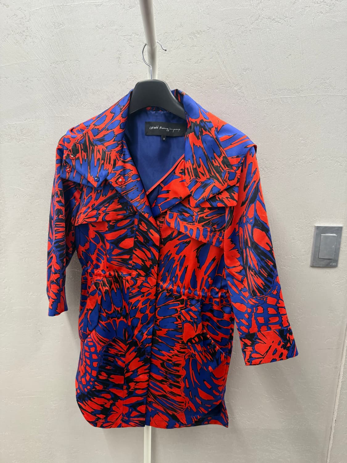 오브제 멀티컬러 프린트 후드 자켓 상품이미지2