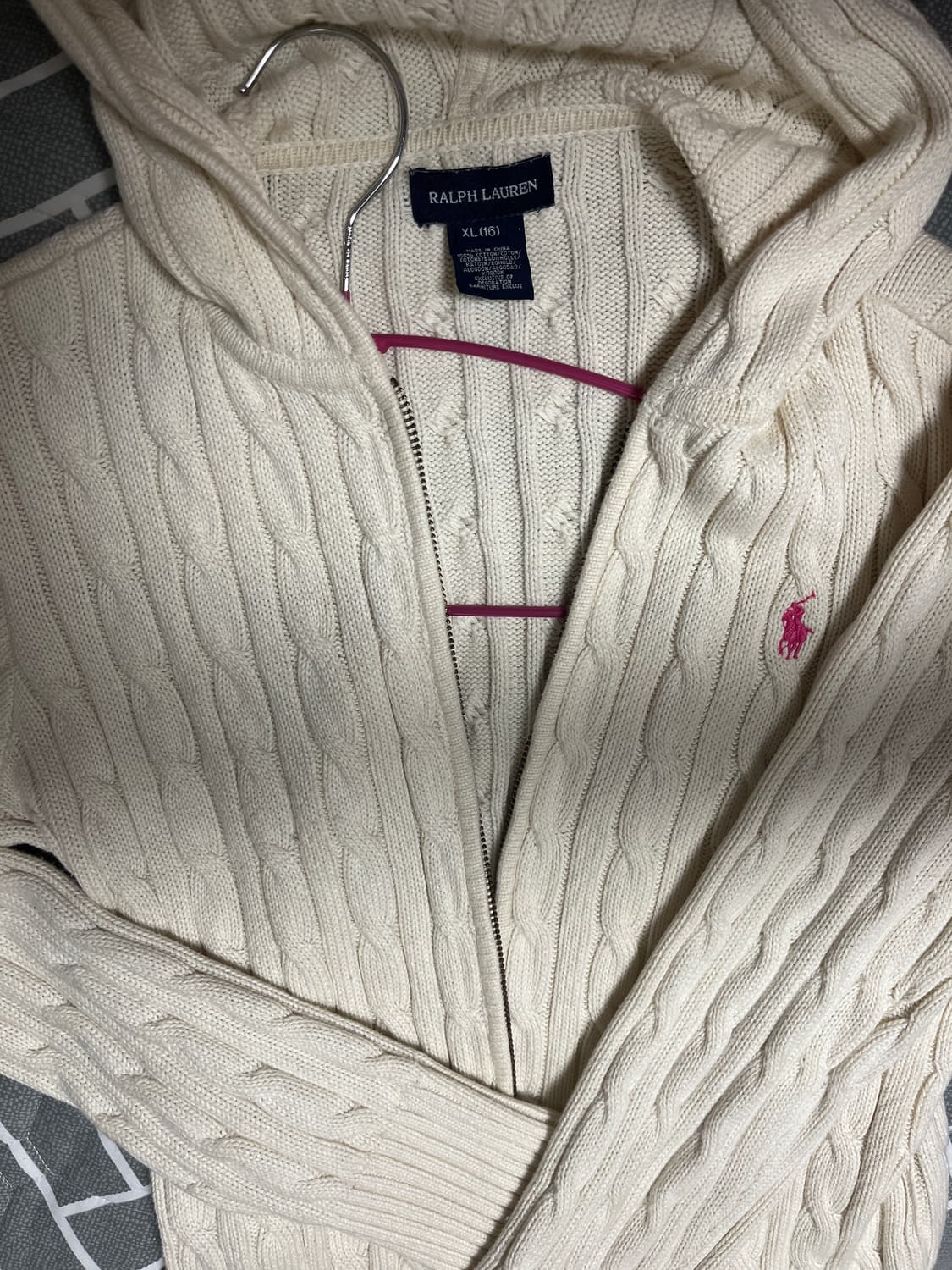 폴로 니트 후드집업(키즈추정)) 상품이미지6