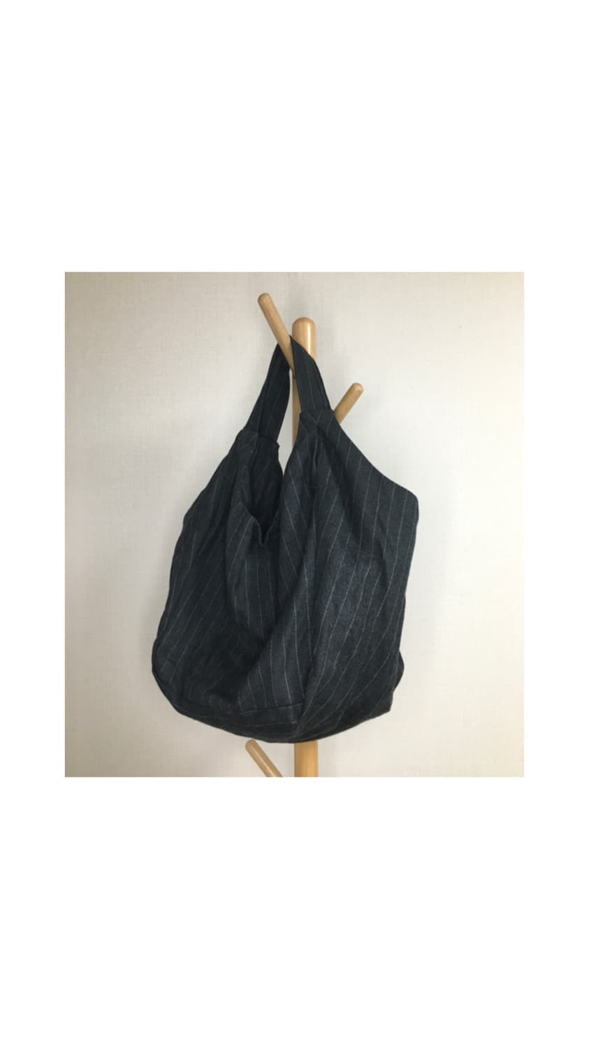 꼼데가르송 트리콧 스트라이프 토트백  상품이미지2