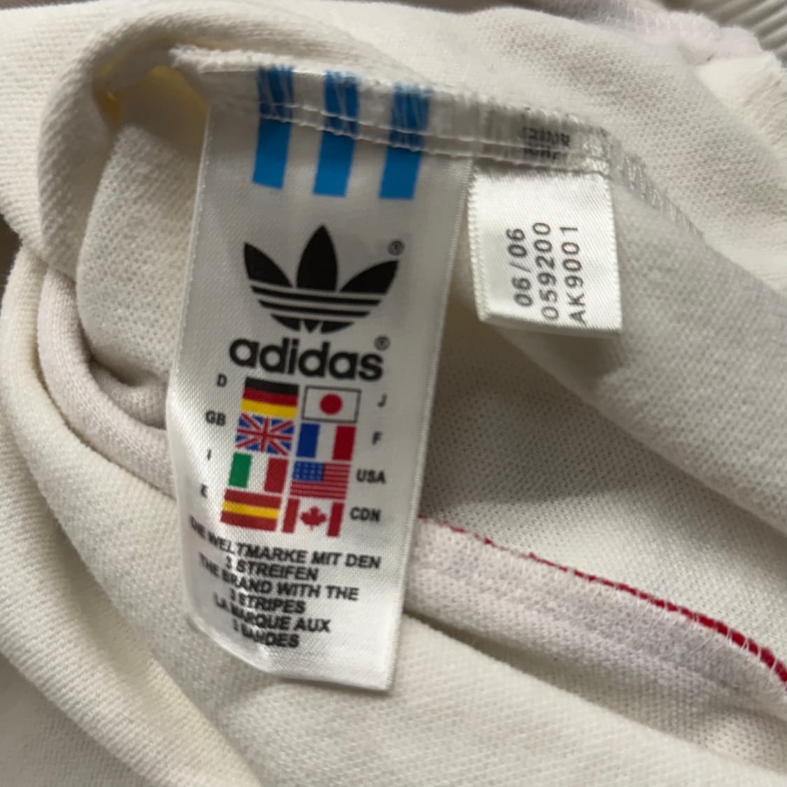 아디다스 흰빨 도쿄 져지 트랙탑 100 상품이미지6