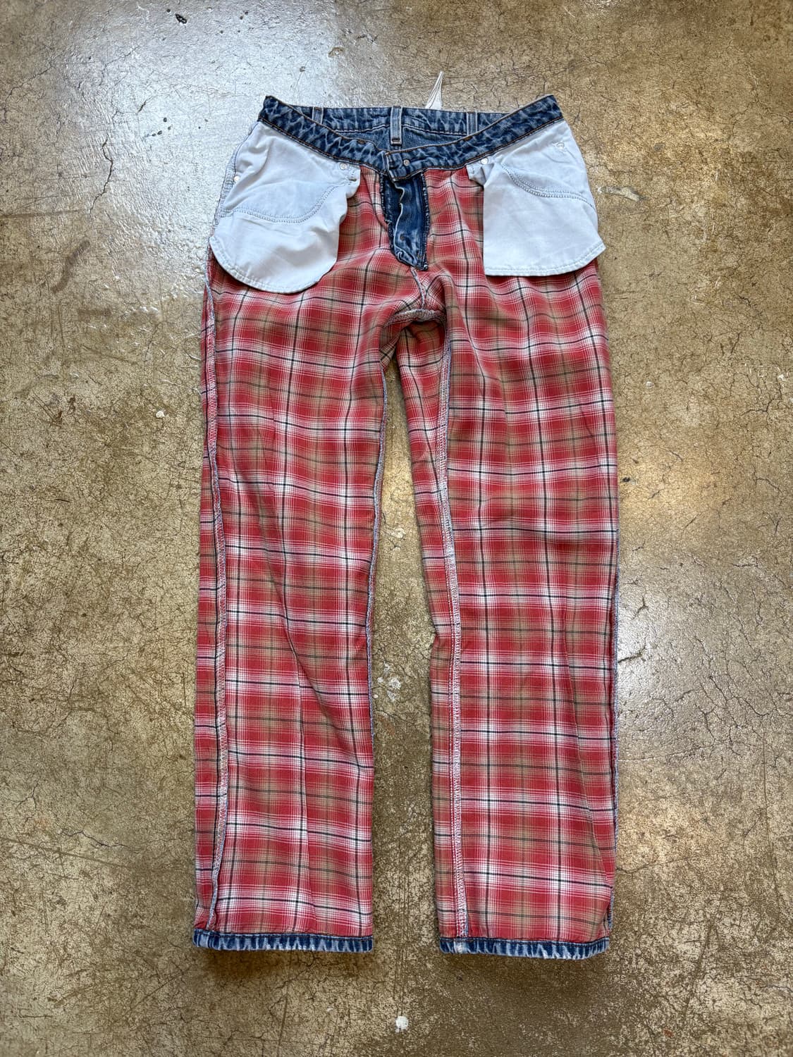 칼하트 빈티지 체크 블랭킷 데님 상품이미지2