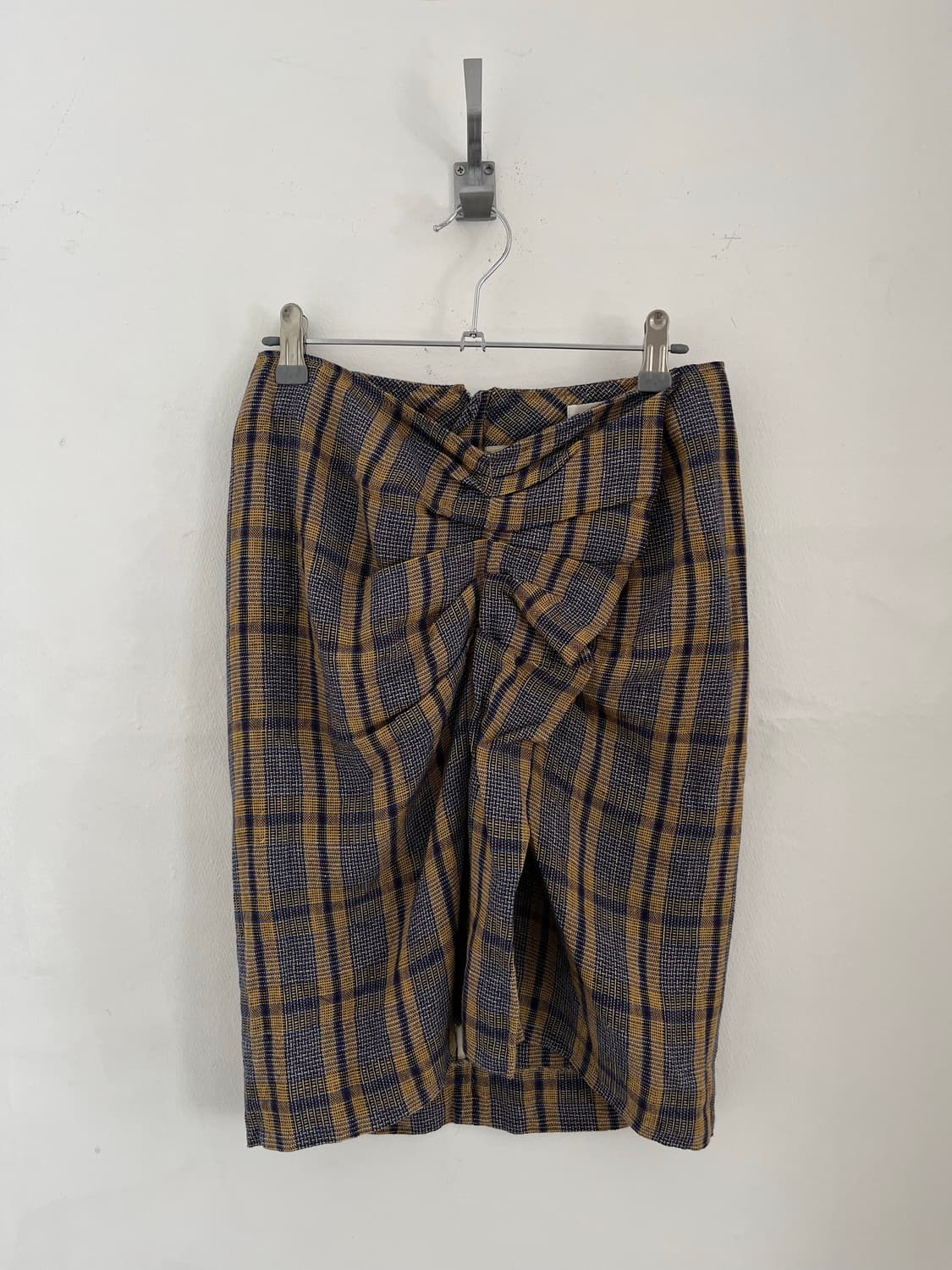 front point check skirt 상품이미지4