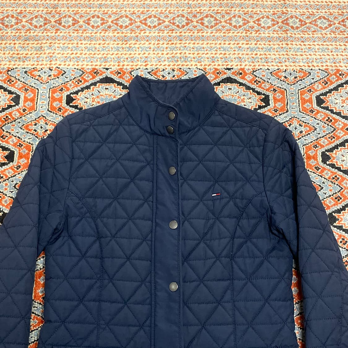 타미힐피거 네이비 퀼팅 자켓 여성S  상품이미지2