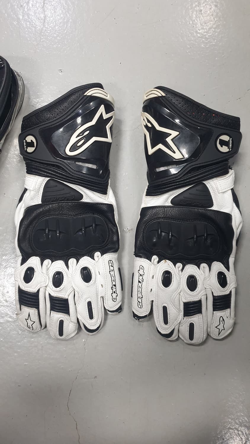 알파인더스트리 PRO 가죽 오토바이 장갑 L 상품이미지1