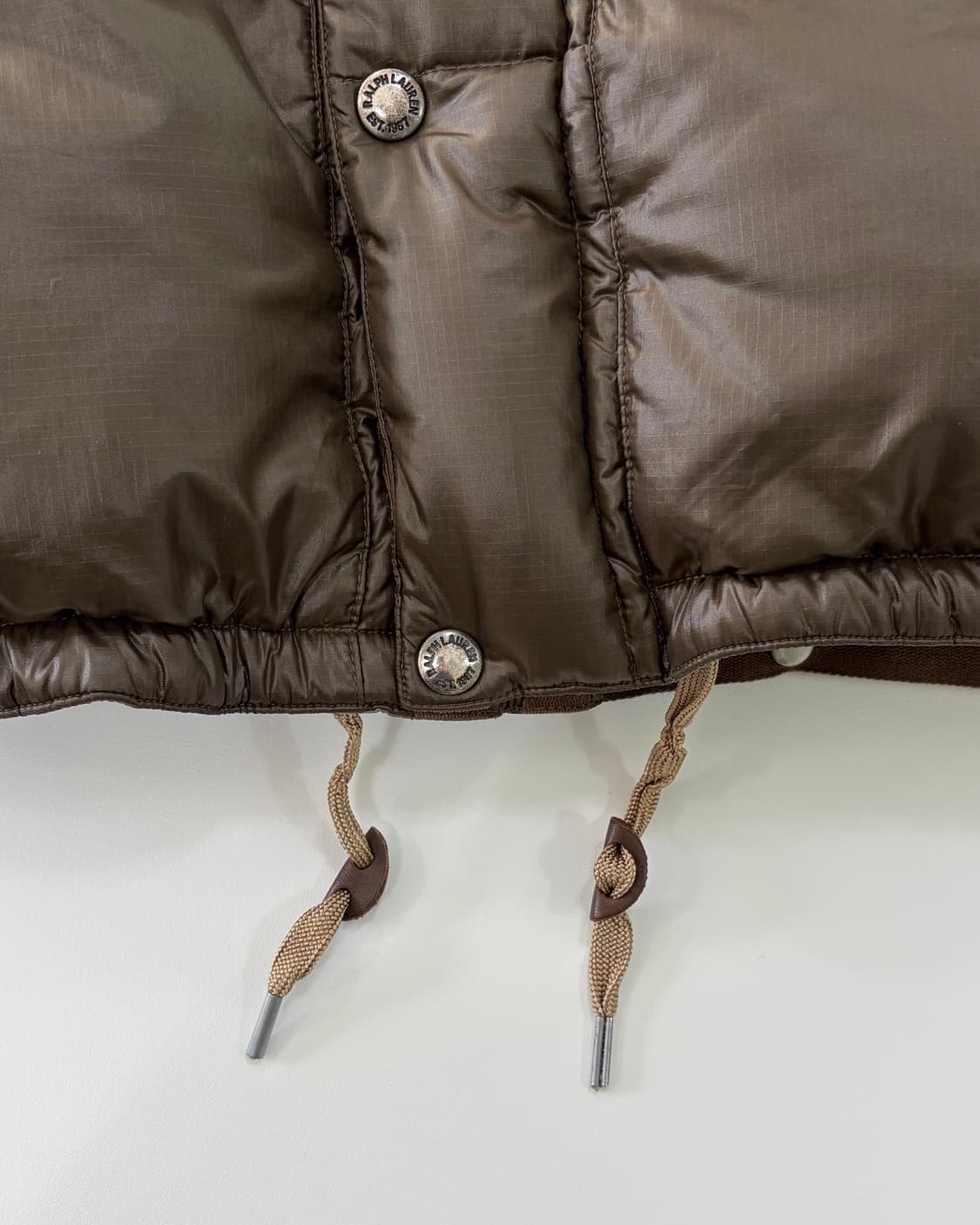 [L]폴로 랄프로렌 레더 포니 투웨이 푸퍼 패딩 베스트 상품이미지7