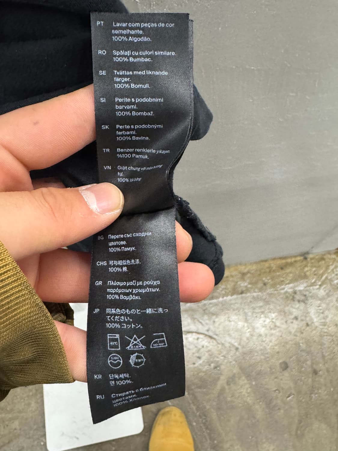 COS 코스 블랙 반팔 티셔츠 L 상품이미지7