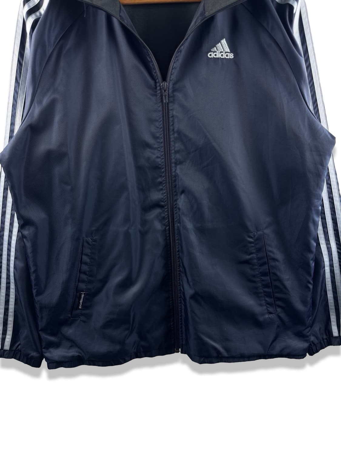아디다스 백프린팅 네이비 바람막이2760 상품이미지4