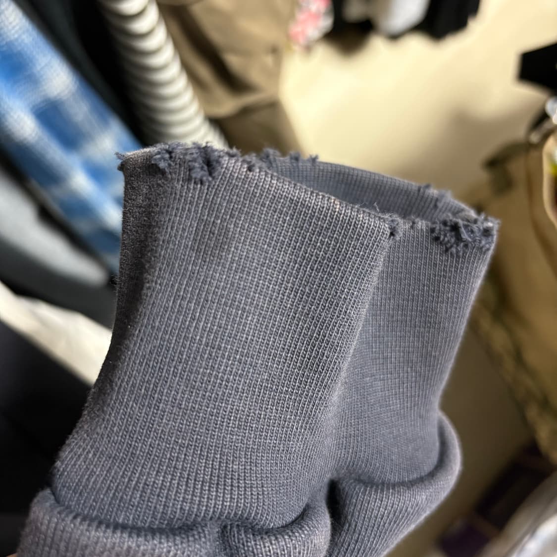 프로젝트GR 후드집업 블랙 해피니스 집 후드 네이비 상품이미지2