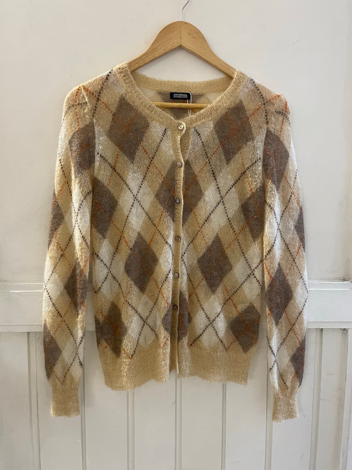 JOURNAL STANDARD agyle mohair cardigan 상품이미지4