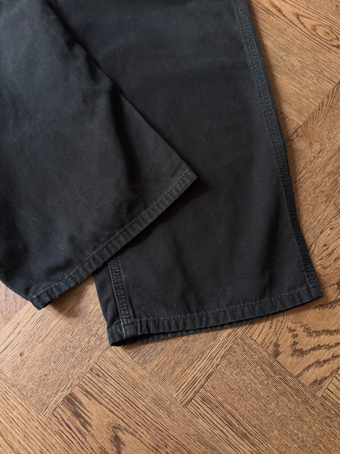 [40]칼하트 USA 빈티지 워싱 블랙 싱글니 카펜터 워크 팬츠 상품이미지7