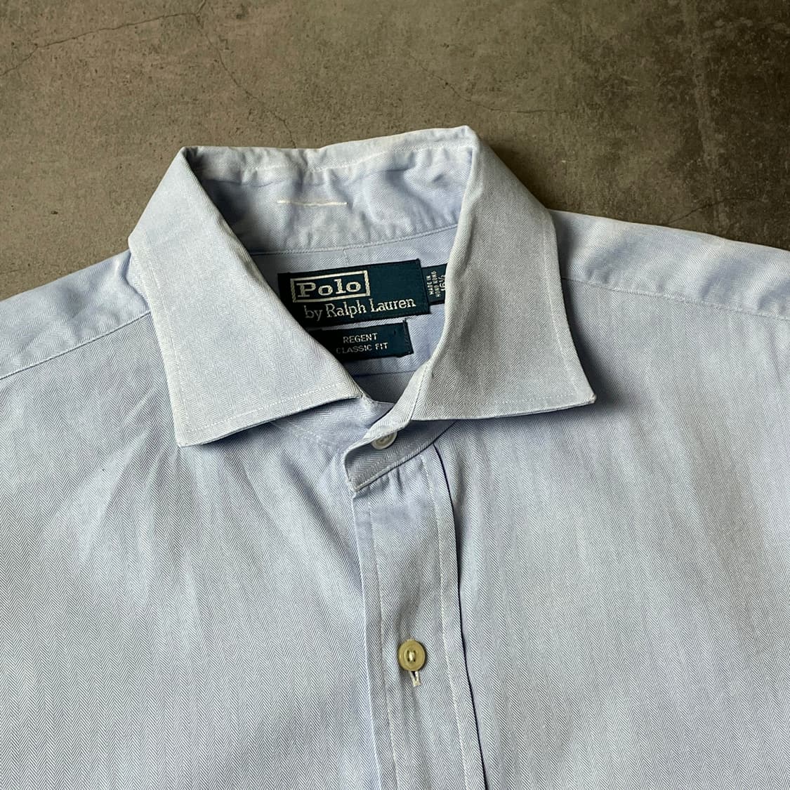 RALPH LAUREN 랄프로렌 빈티지 라이트블루 코튼 셔츠 상품이미지2