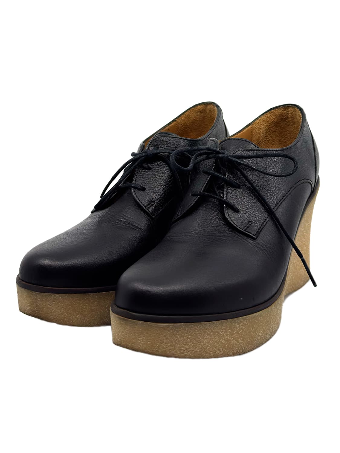 Agnes b. Leather Wedge Lace-Up Derby/ 38 상품이미지2