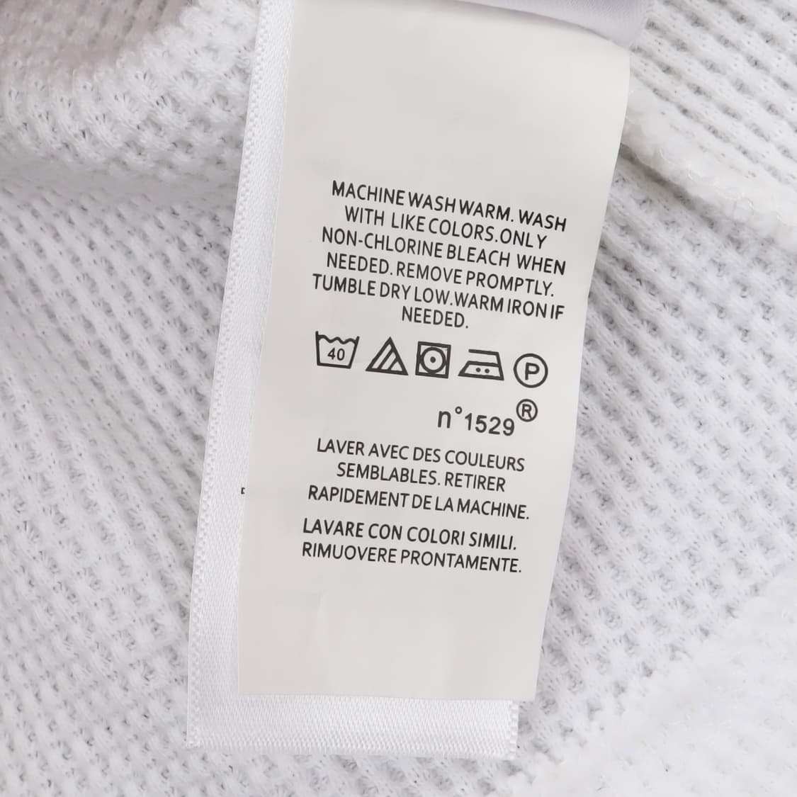 폴로 랄프로렌 화이트 코튼 와플 롱슬리브 상품이미지10