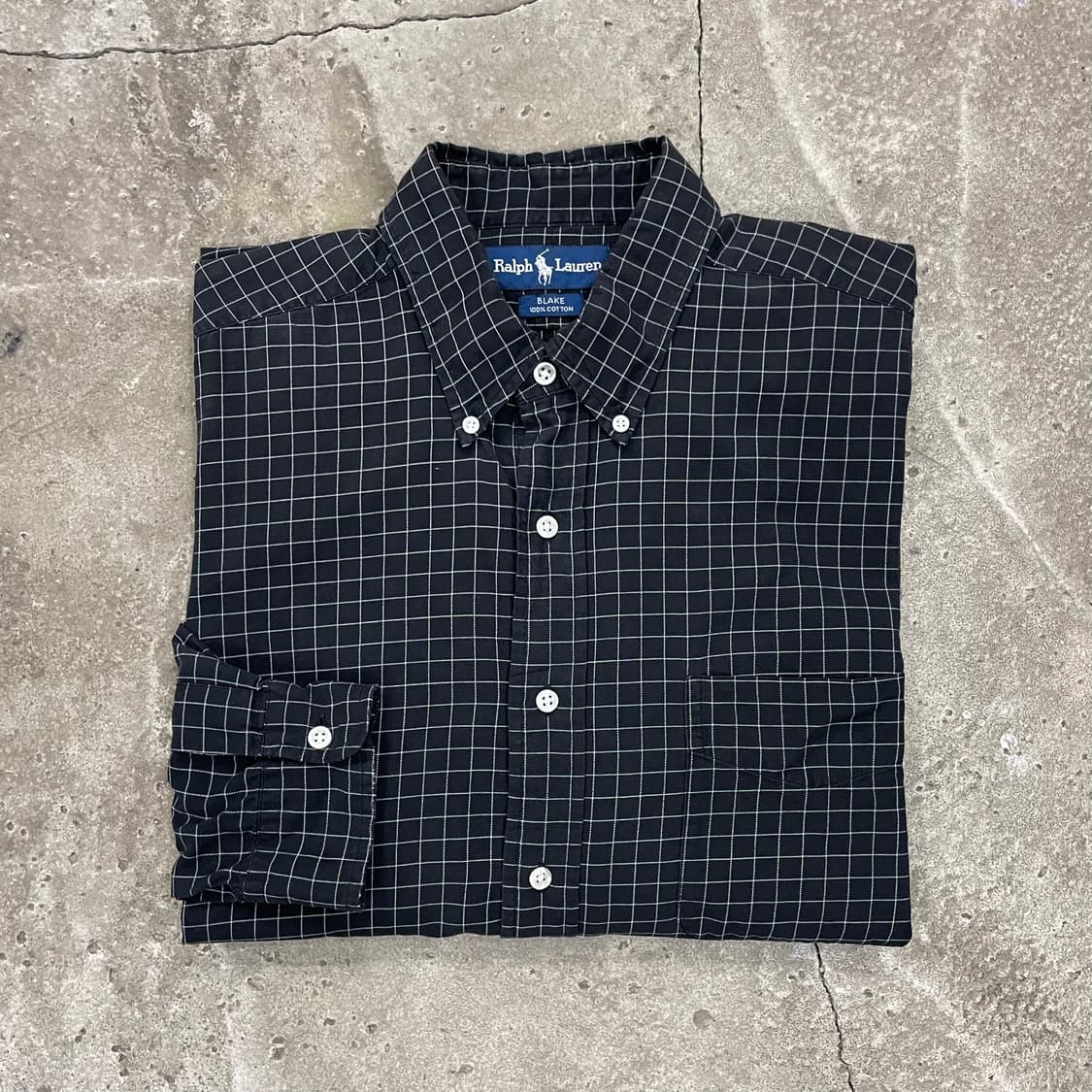 90‘s 폴로 블레이크 셔츠 상품이미지1