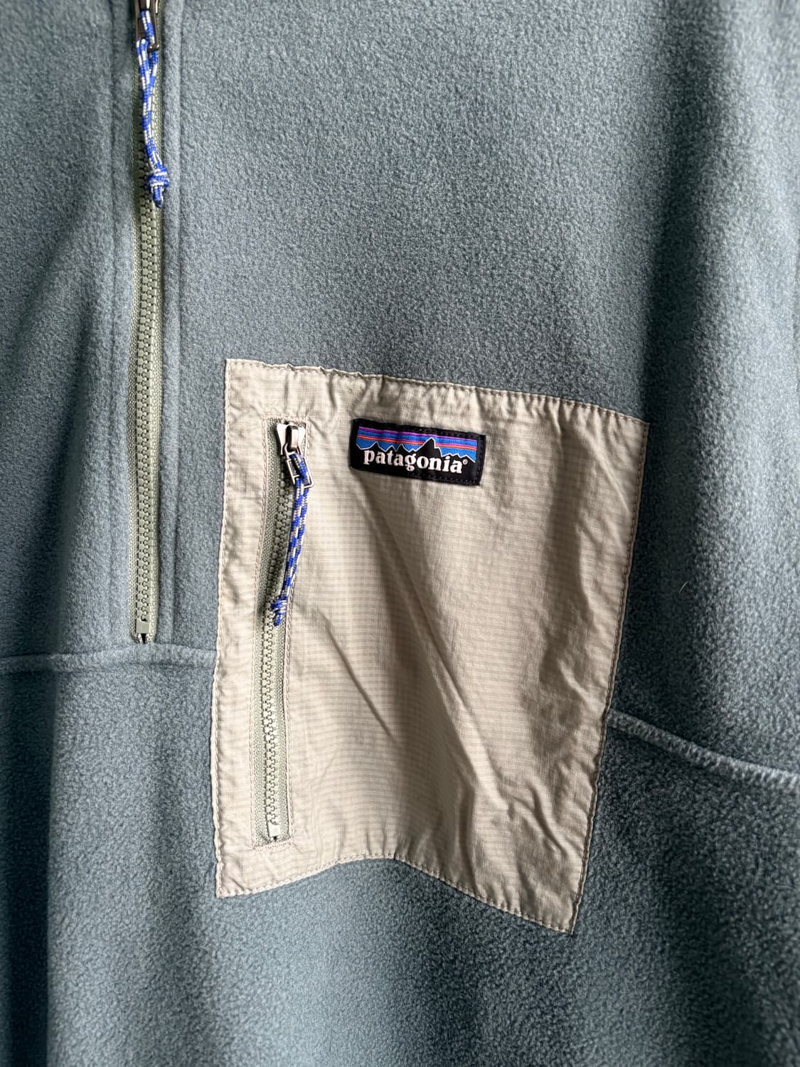 (XL) 파타고니아 마이크로디니 플리스 하프 집업 세이지 그린 상품이미지4