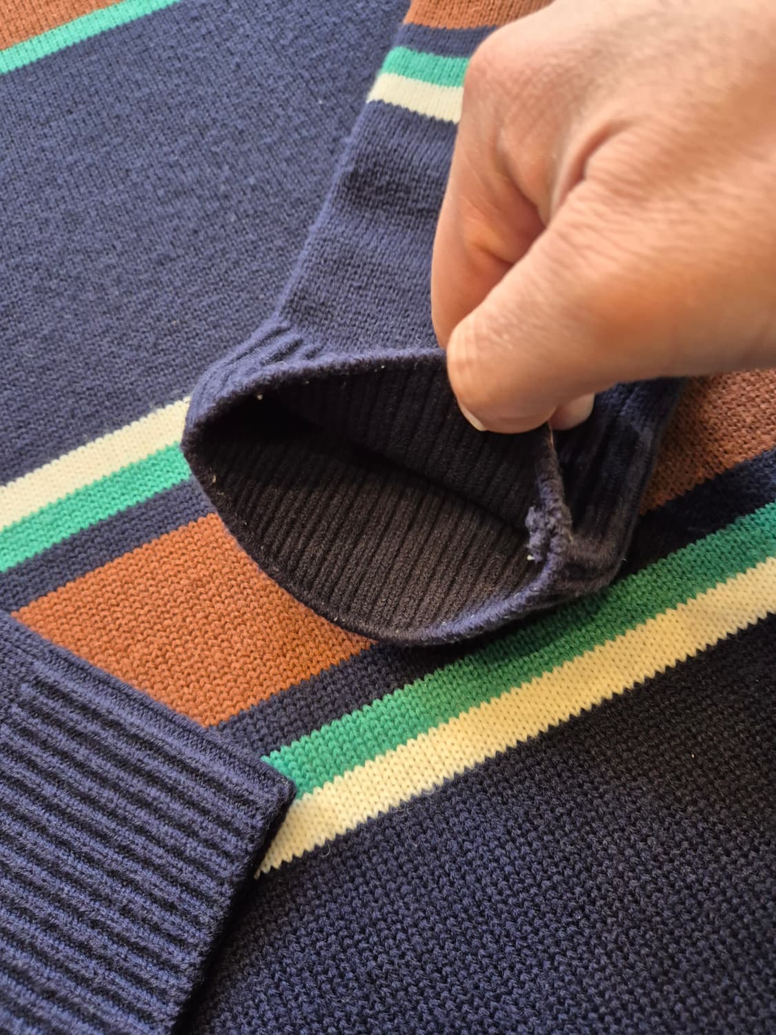 (ZUCA_SPACE)의 스트라이프 니트 스웨터 상품이미지3