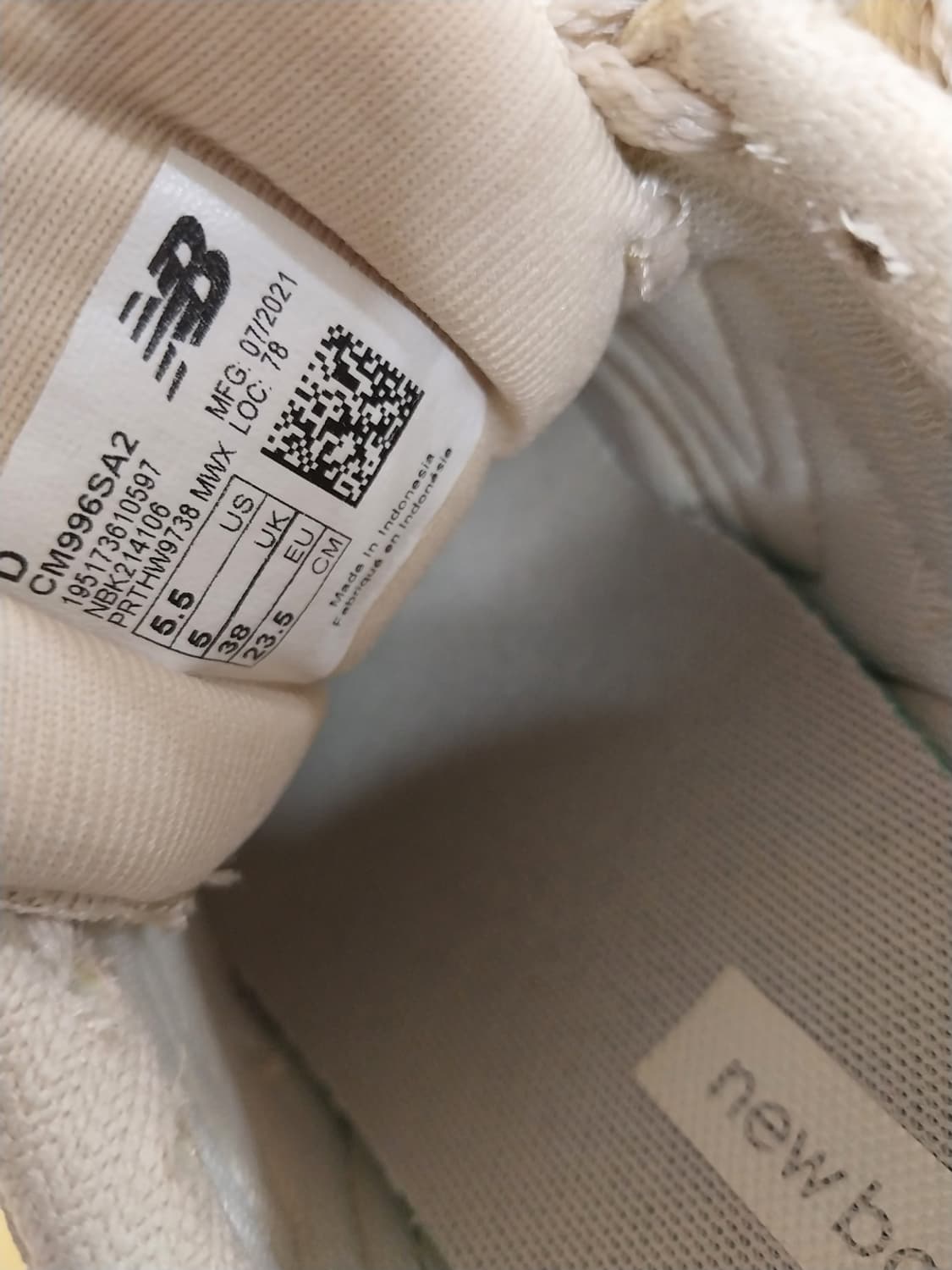 여성 뉴발란스 996 스니커즈, 운동화 (235) 상품이미지9