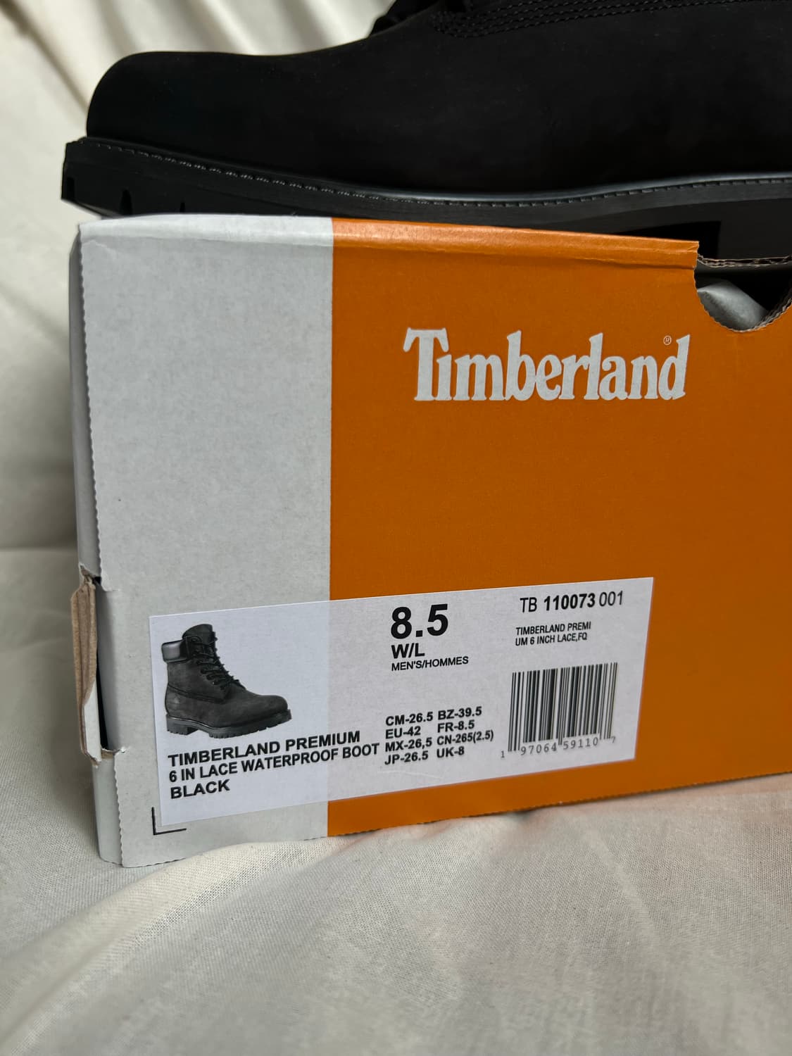 (265) 팀버랜드 6인치 프리미엄 부츠 블랙 상품이미지3