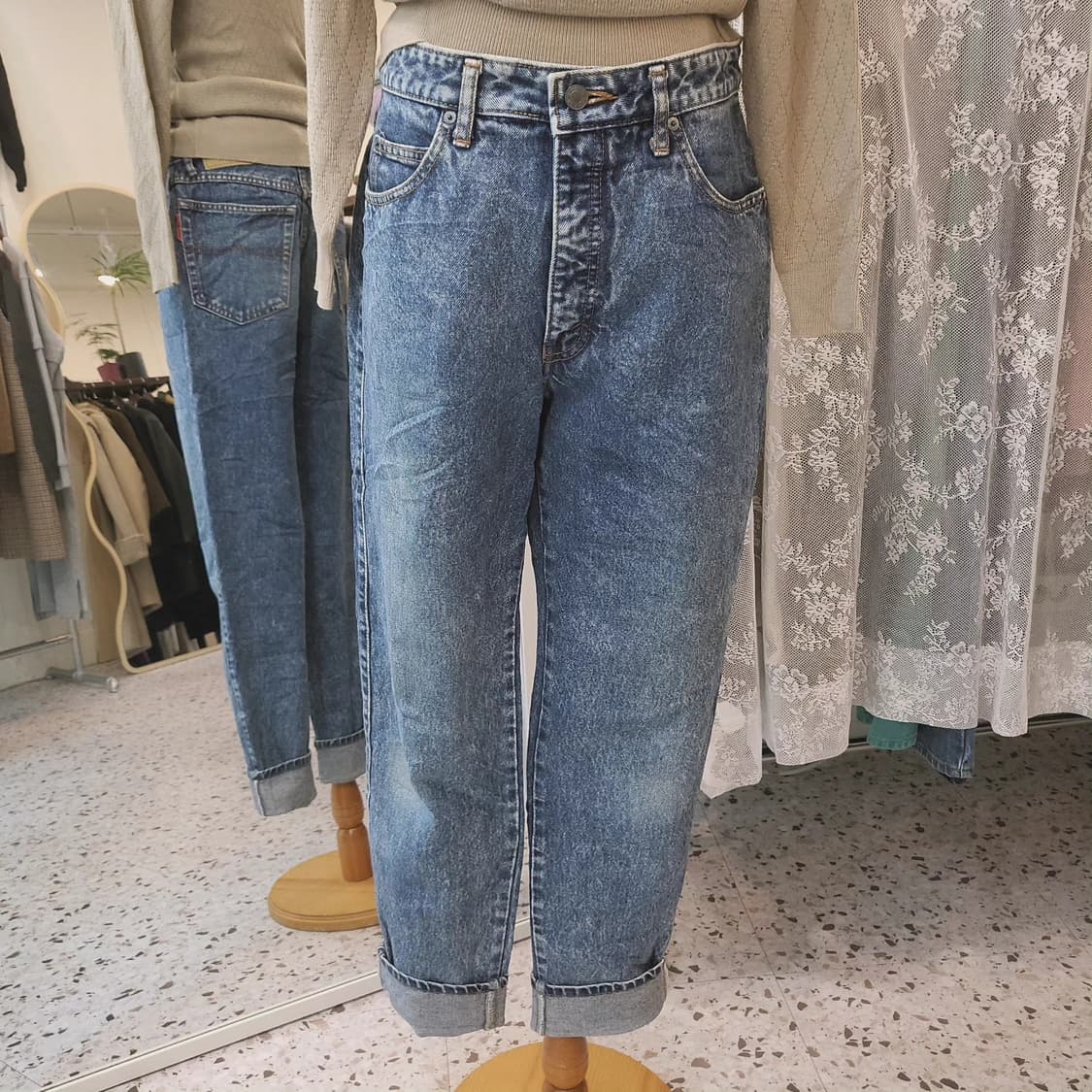 Bobson 빈티지워싱 데님팬츠 상품이미지7