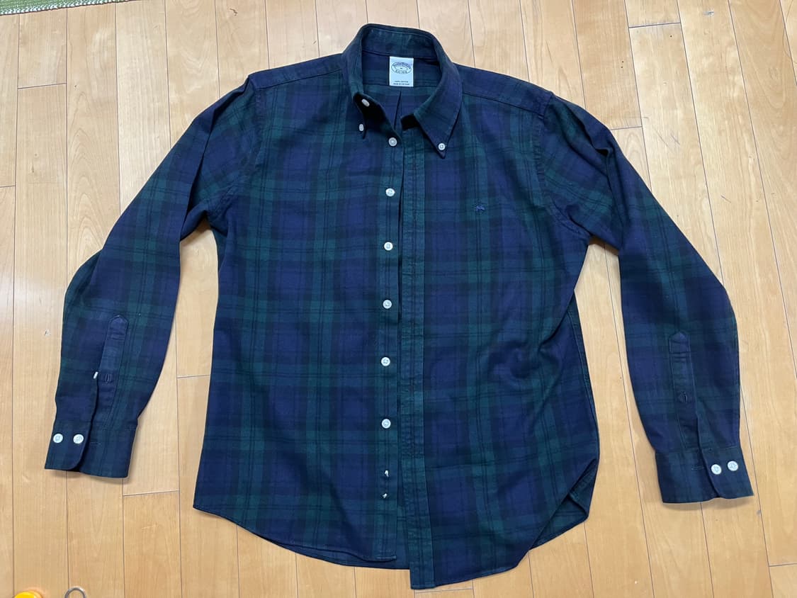브룩스브라더스 블랙와치 타탄체크 셔츠 Size M 상품이미지1