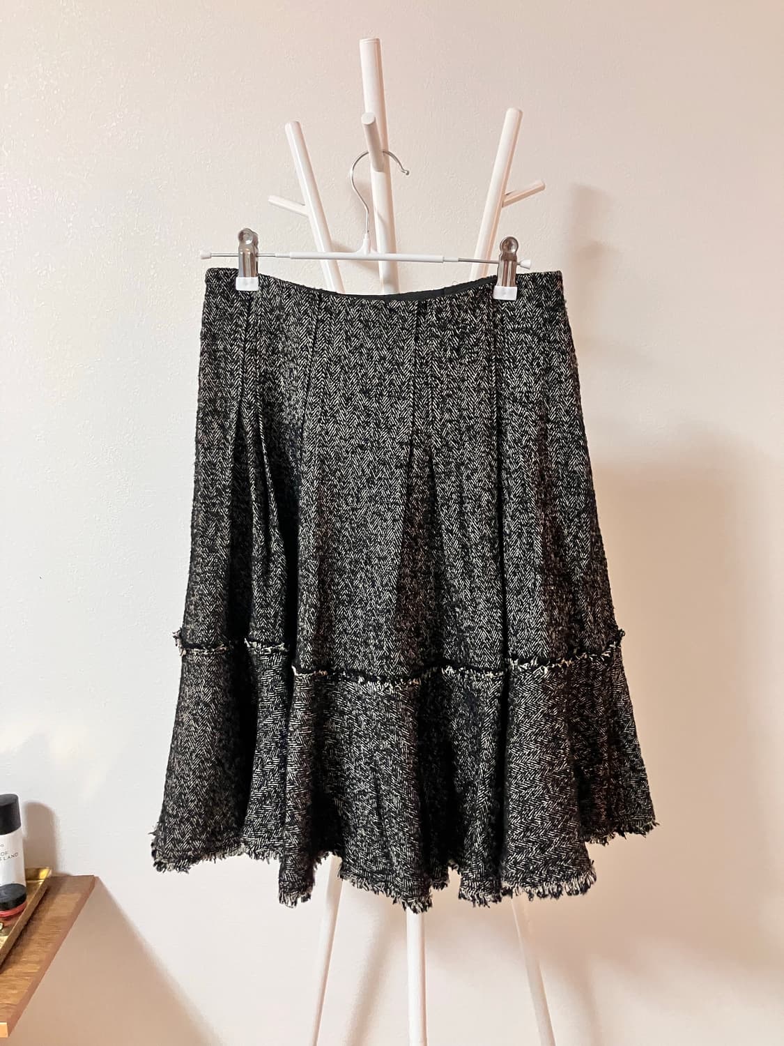 헤링본 플리츠 미니스커트 일본빈티지 모리걸 상품이미지4