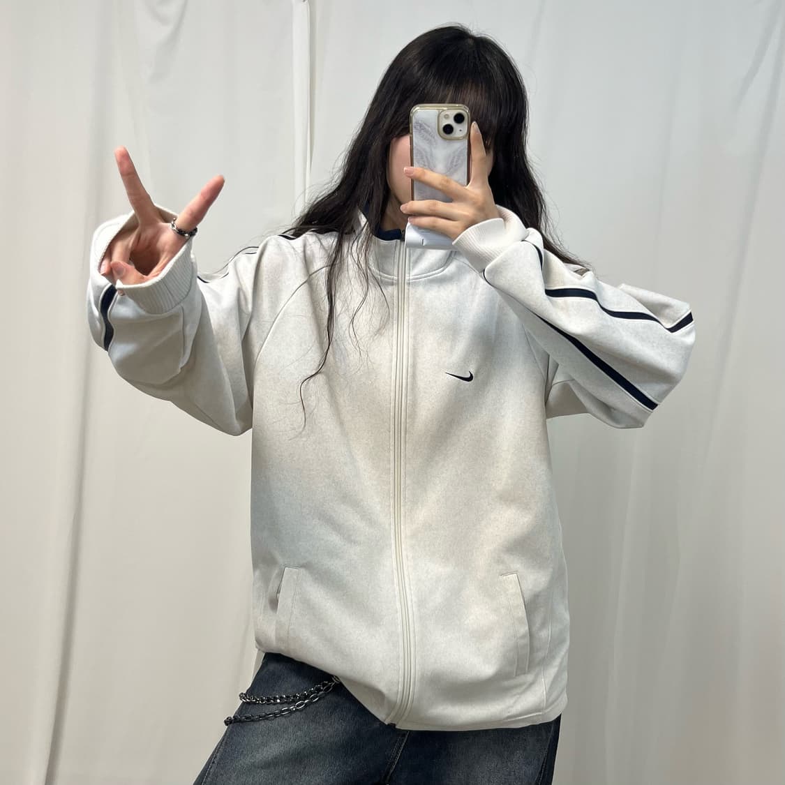 Nike melange gray 00's cotton jersey 상품이미지2