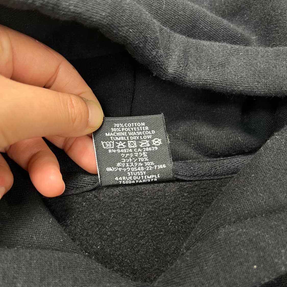 100 스투시 베이직 후드티  상품이미지5
