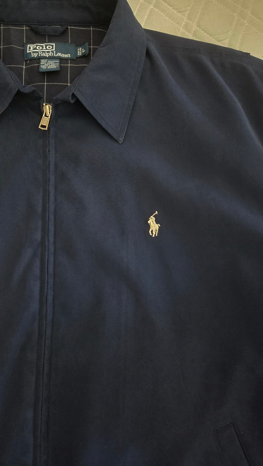 폴로랄프로렌 바이스윙 블루종  자켓 네이비 L 상품이미지4