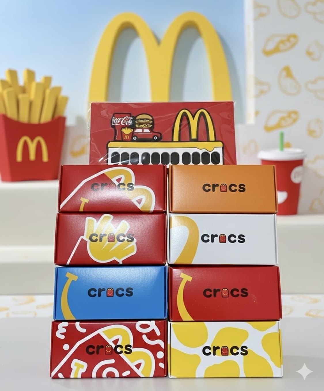 맥도날드 크록스 + 주차 전화번호판 판매합니다 상품이미지1