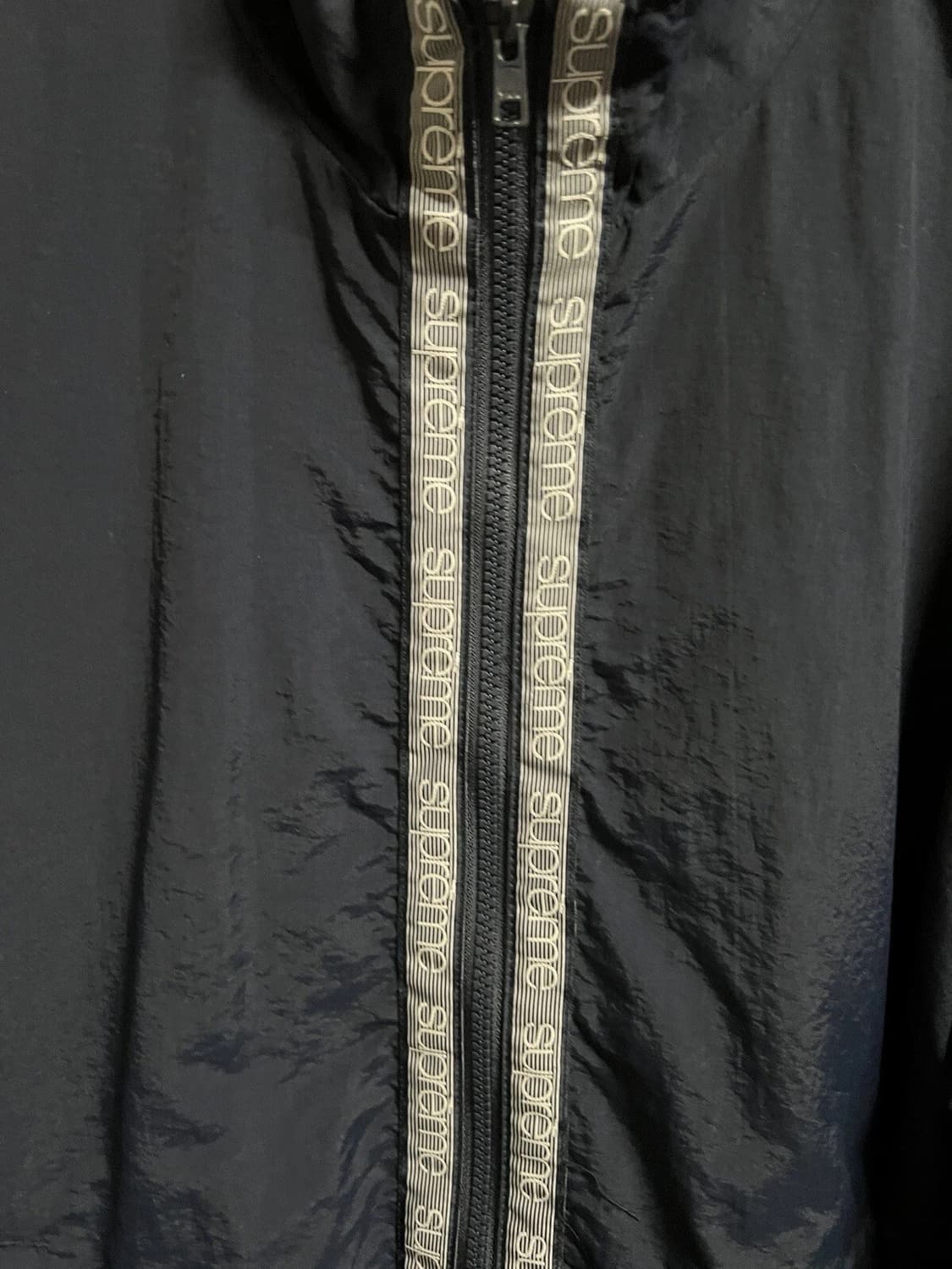 18SS 슈프림 클래식 로고 테이핑 트랙 자켓 네이비 상품이미지3