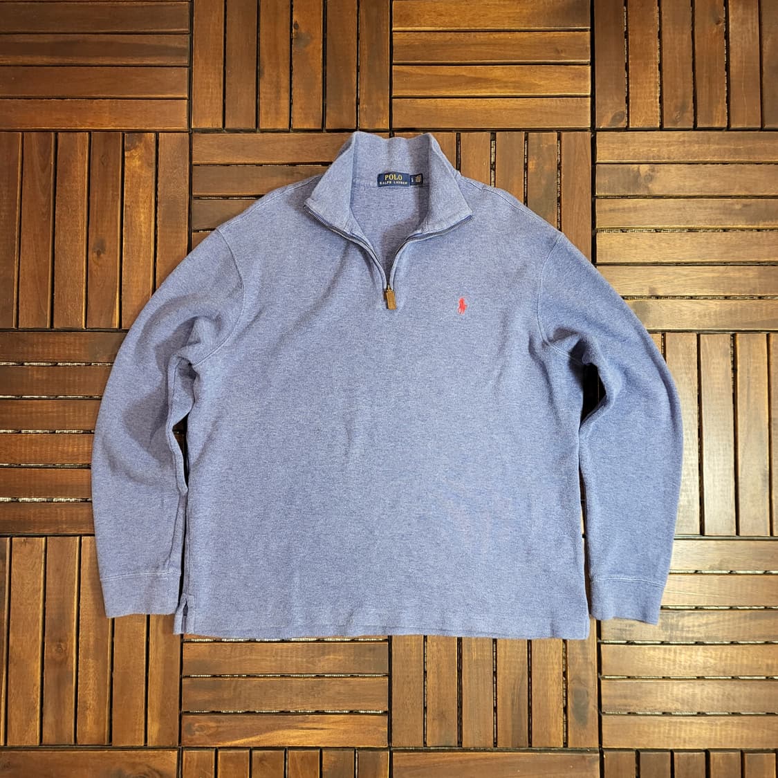 폴로 랄프로렌 반 집업 니트 (L) 상품이미지1