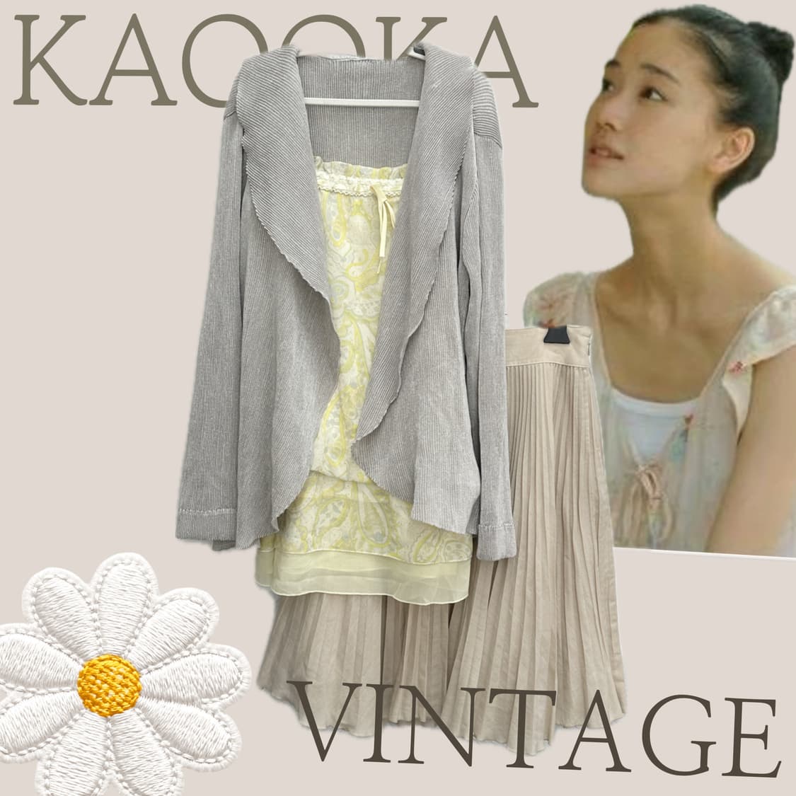 💛하구미의 페어리 모리걸 코디세트💛 페이즐 슬리브리스 로맨틱 러블리 상품이미지1