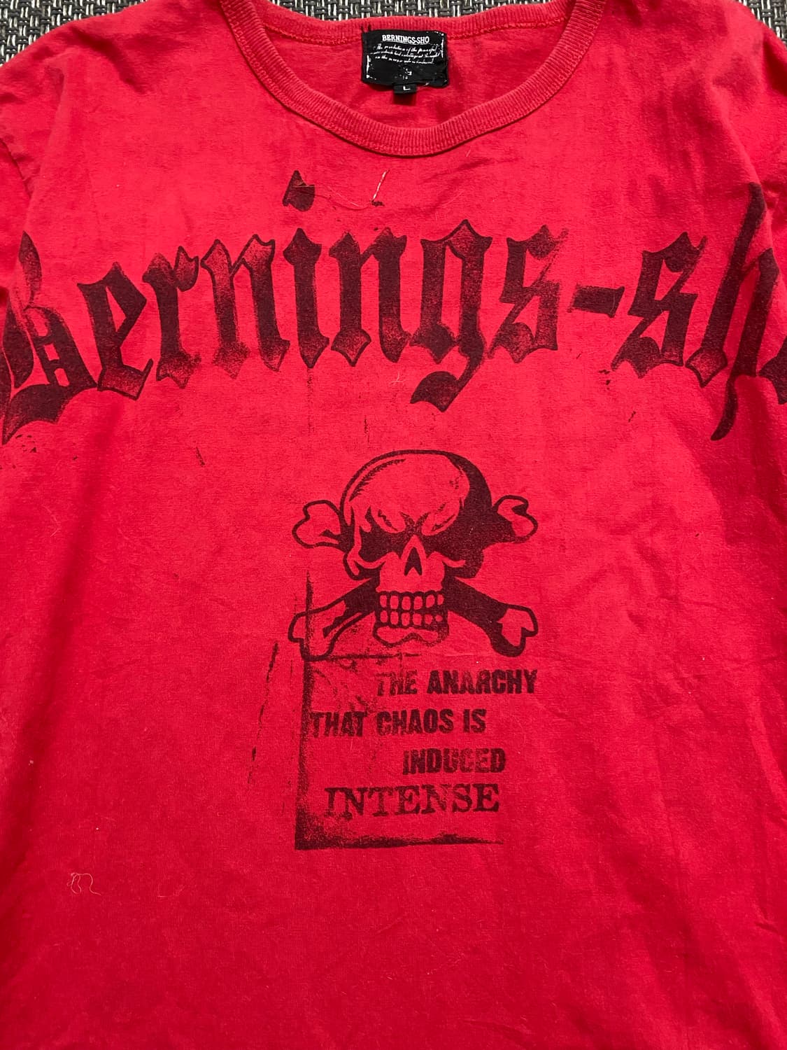 [Bernings sho] Skull Print Tee 상품이미지4