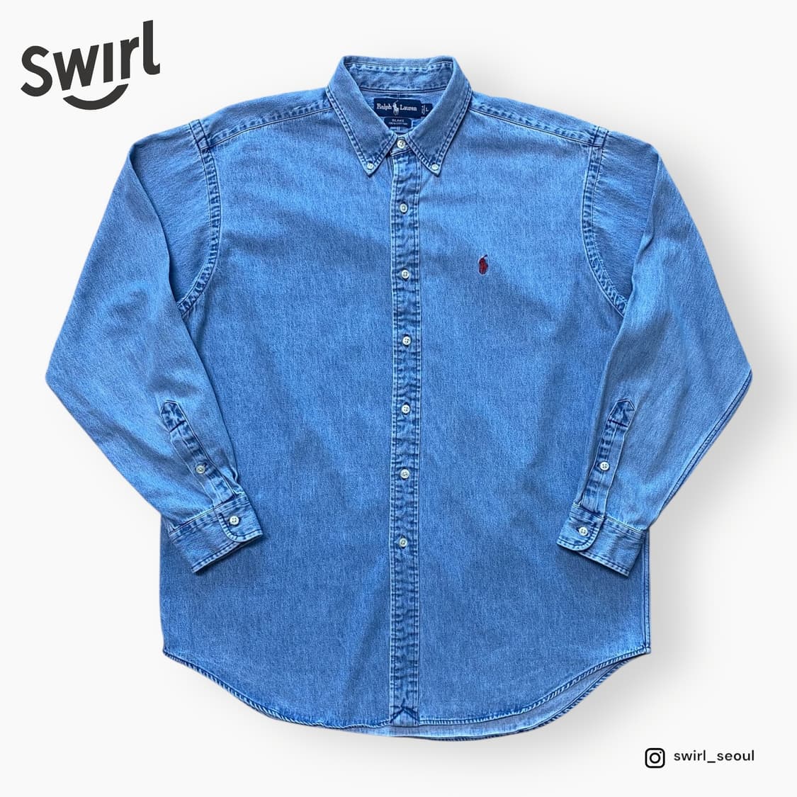 🌊Polo blake denim shirts 상품이미지1