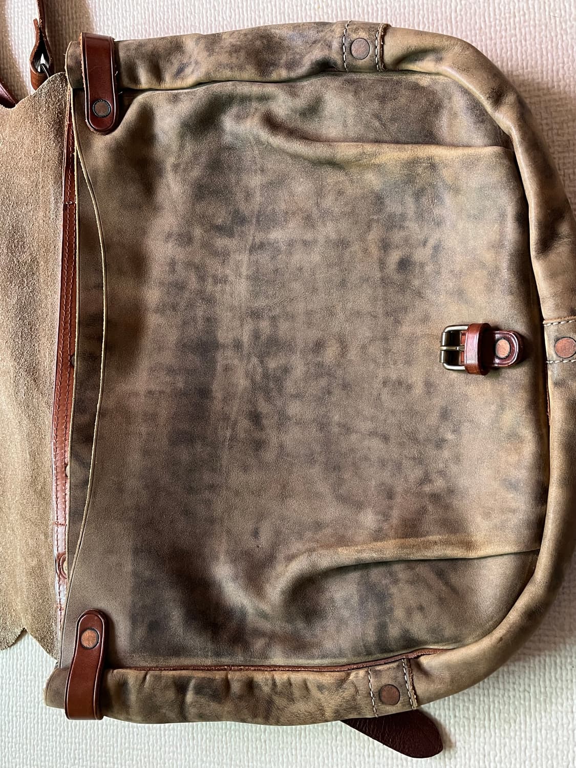 RRL  LEATHER PRINTED SHOULDER BAG 상품이미지5