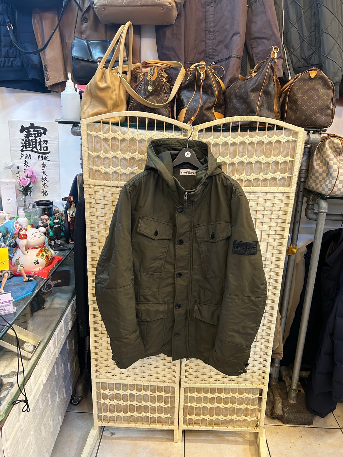 100-105 정품 스톤아일랜드 다비드 후드패딩 팝니다 상품이미지1