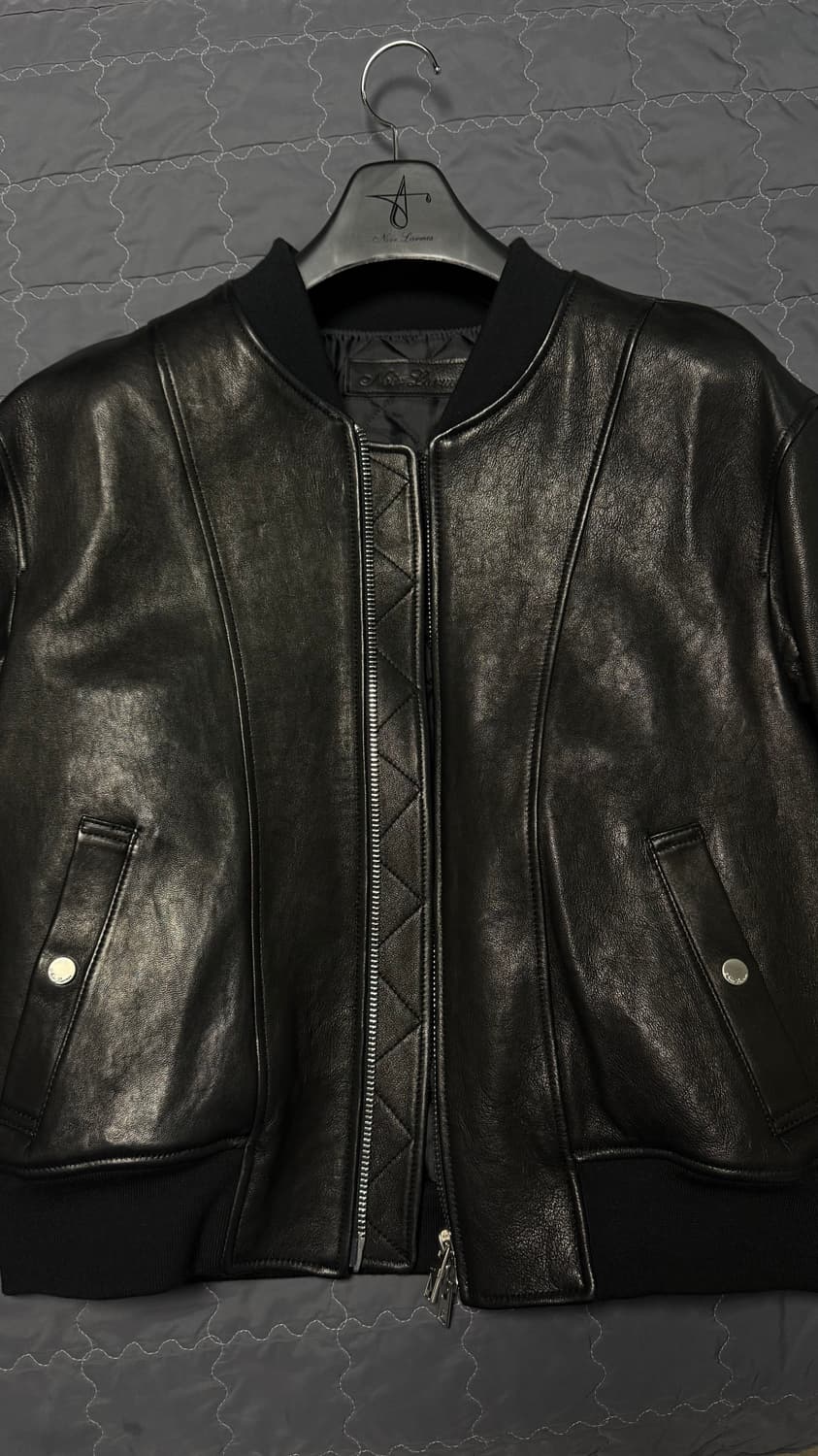 느와르라르메스 가죽자켓 MA-1 48사이즈 상품이미지2