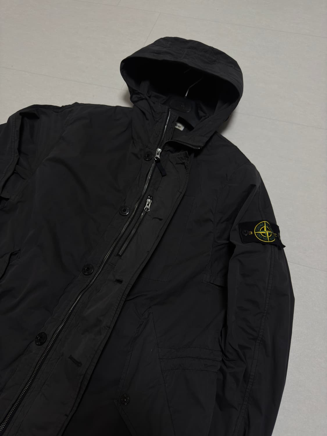 [백화점판, L] 스톤아일랜드 다비드TC 라이트 후드 야상 자켓 상품이미지2