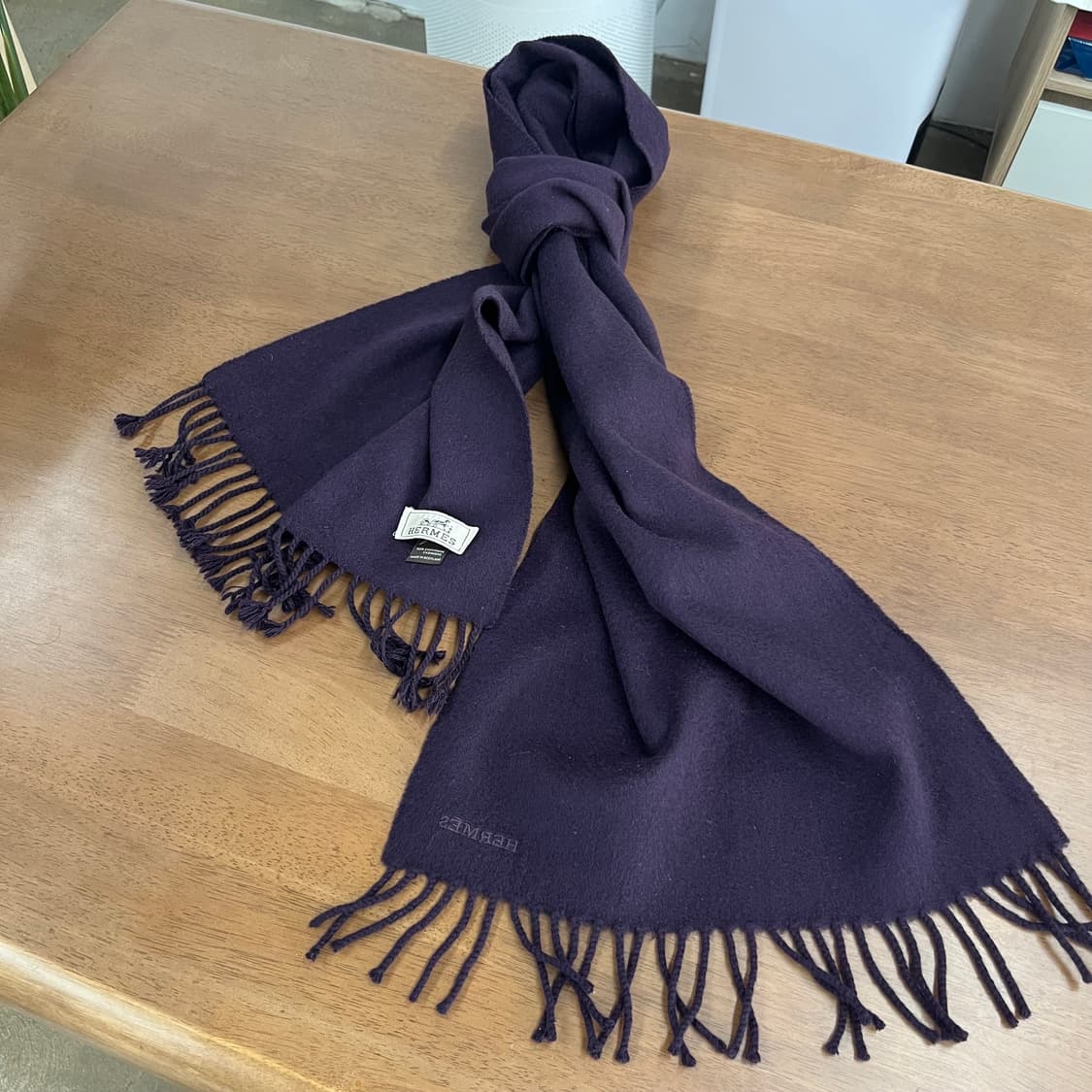 에르메르 캐시미어100% 머플러 상품이미지1