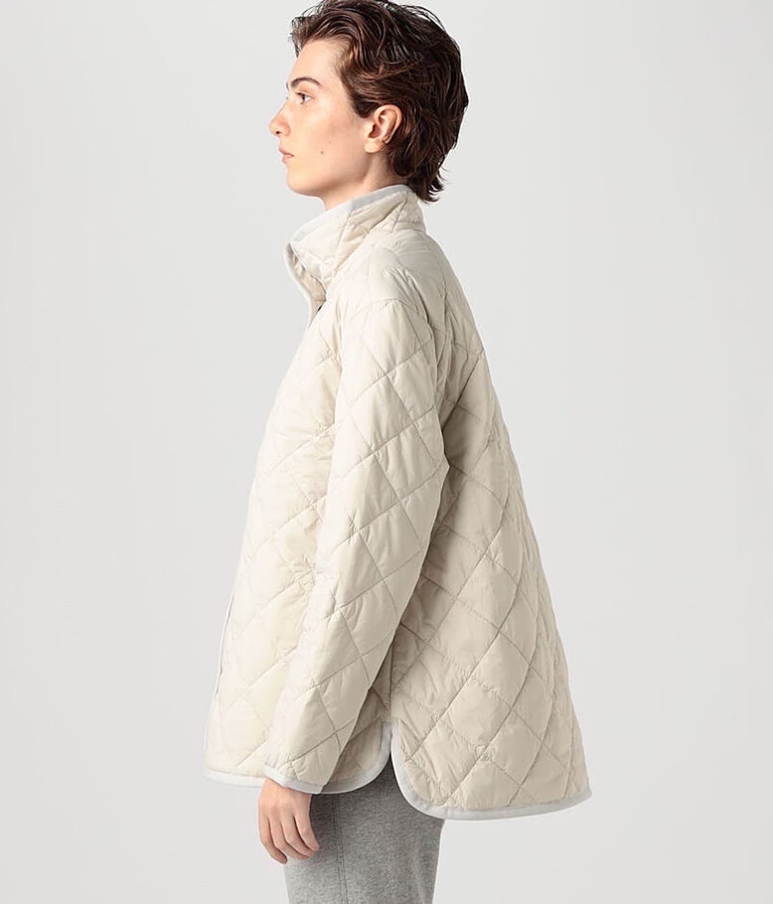 (정품/새상품) 제임스펄스 여성 퀼팅 스냅 자켓 클라우드 상품이미지6