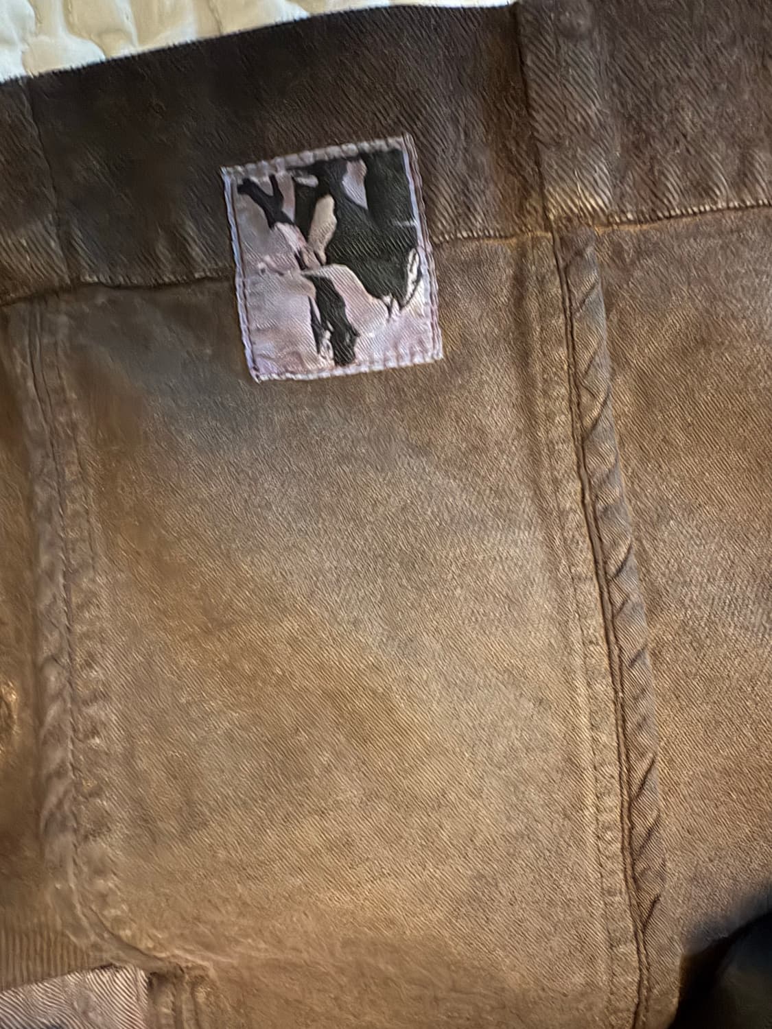 릭오웬스 사선 하이넥 자켓 상품이미지2