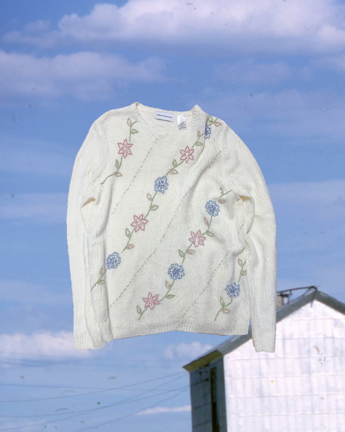 빈티지 플로럴 스웨터 상품이미지2