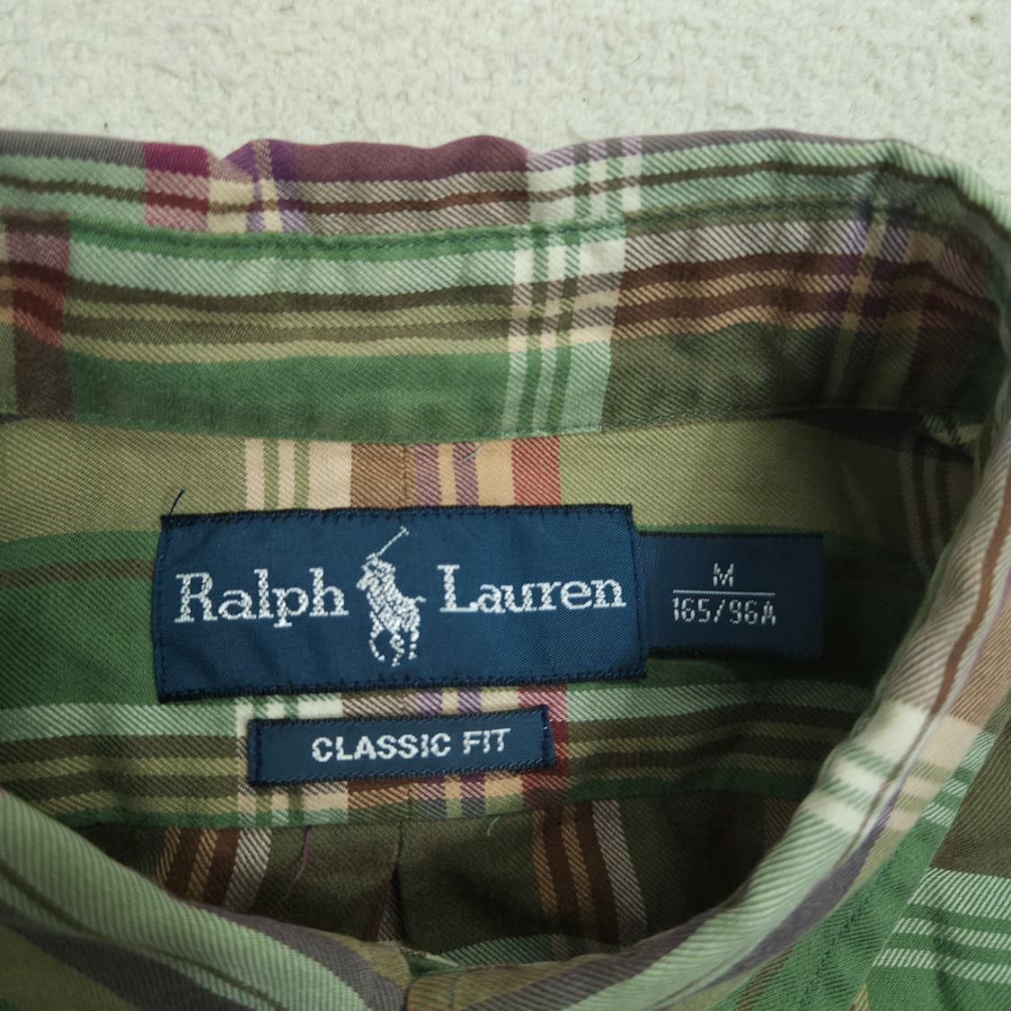 폴로 랄프 로렌 체크 셔츠 M 클래식핏 상품이미지4