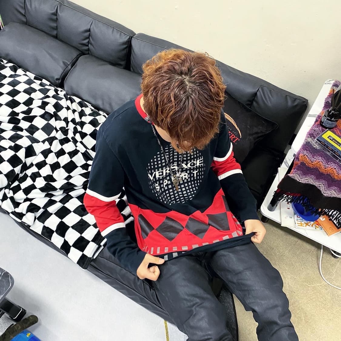 베르사체 스포츠 아카이브 빈티지 유니크 롱슬리브 티셔츠 상품이미지2