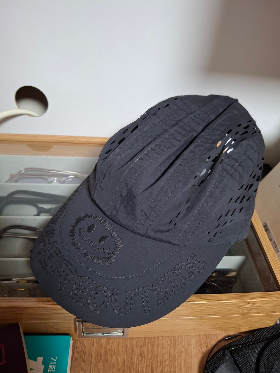 sohc 패턴드 벤트캡 차콜 상품이미지1