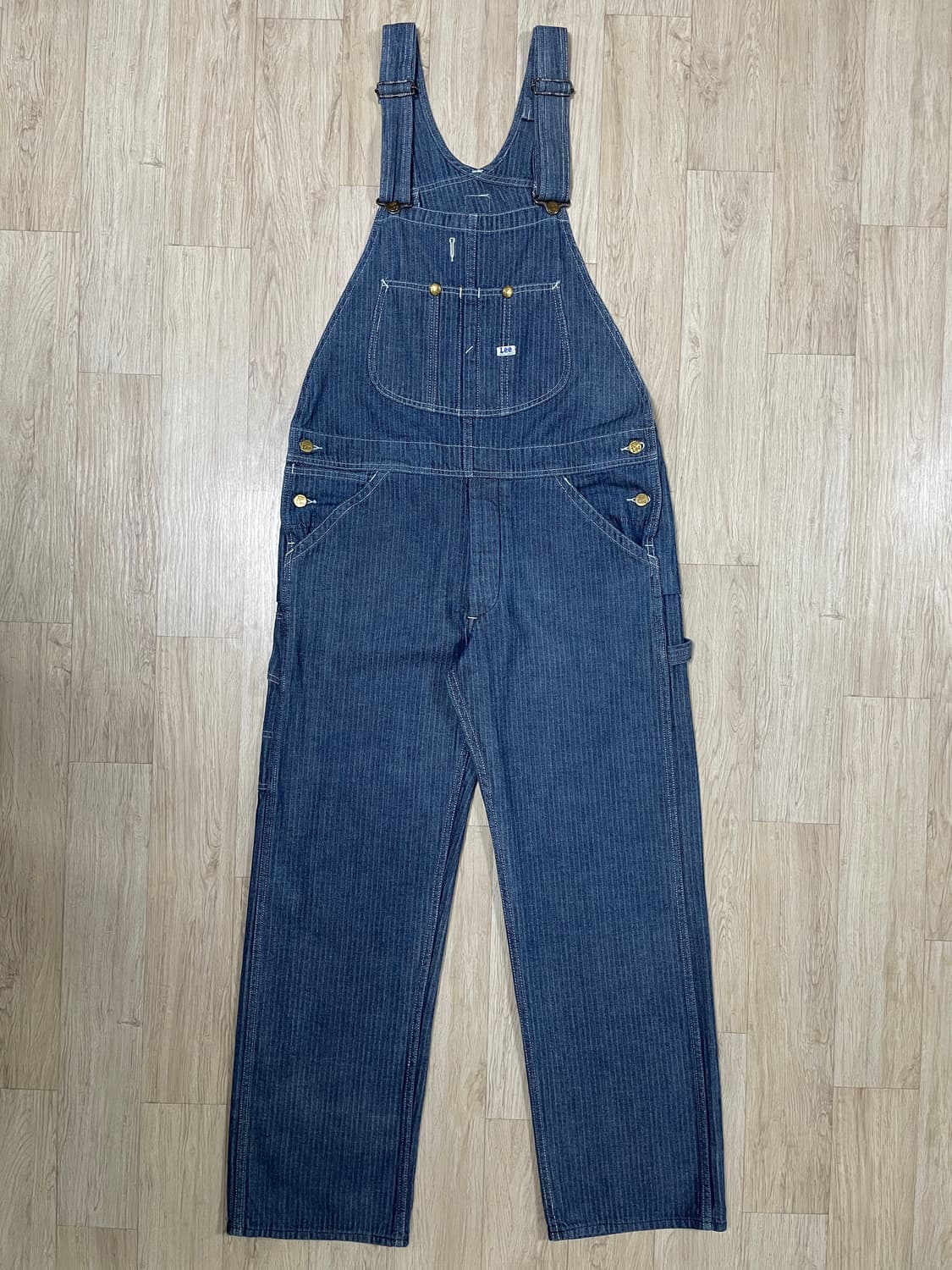 32~33) 50's 복각 Lee 헤링본 데님 오버롤(RRL&LVC&폴로 상품이미지2