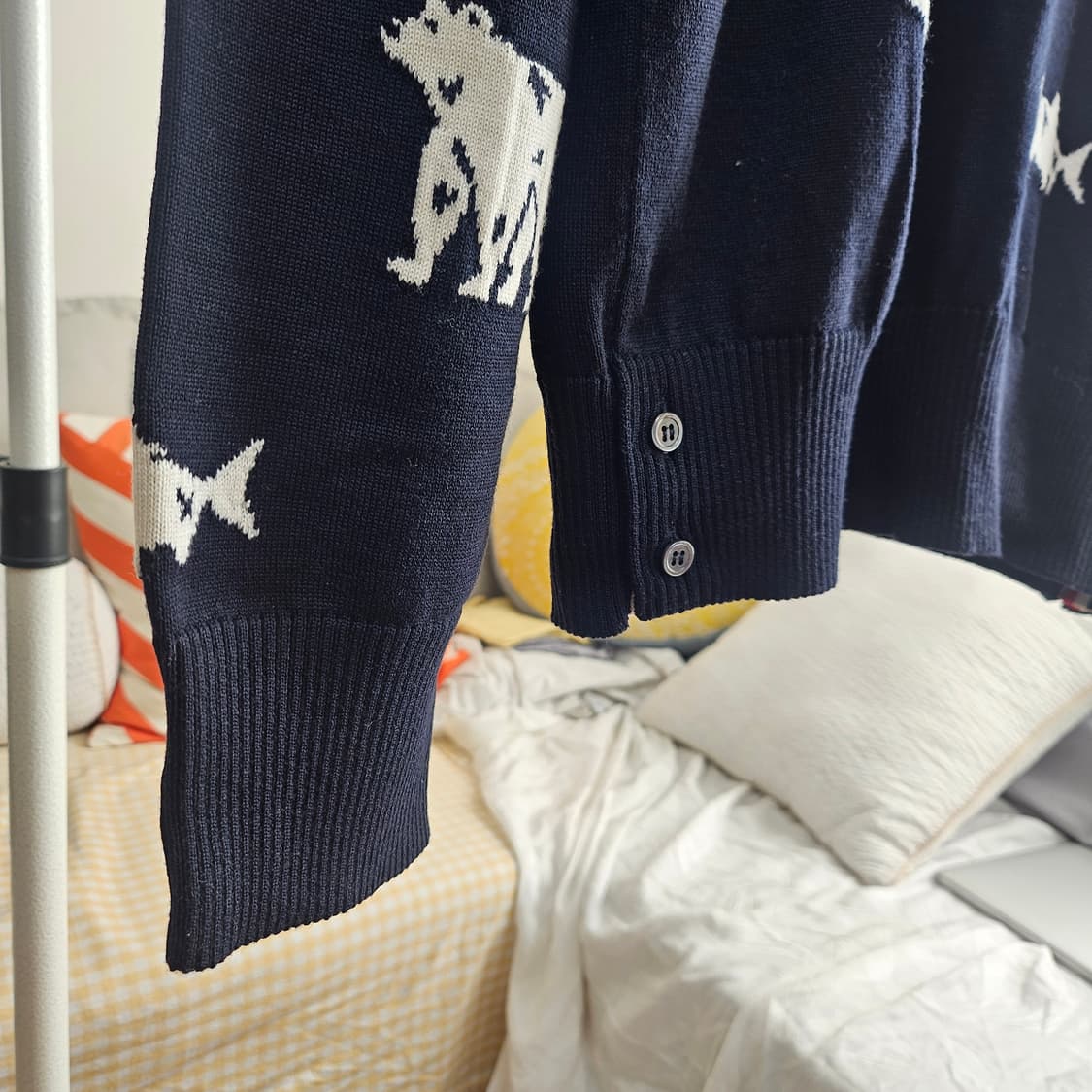 톰브라운 베어앤살몬 메리노울 니트 사이즈4 상품이미지6