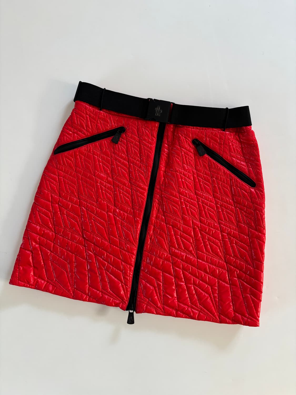 Moncler 몽클레르 레드 퀄팅 미니 스커트 상품이미지1